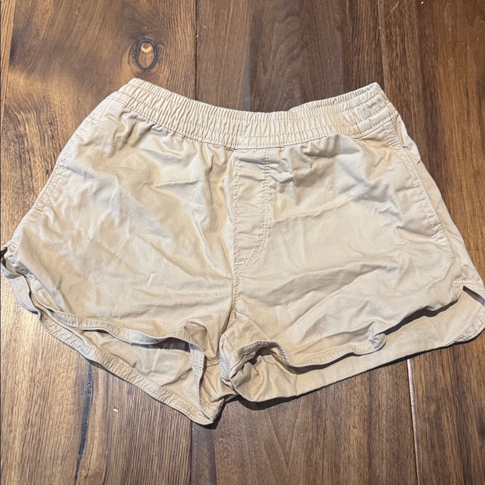 GAP Kids Beige Elastic Waist Shorts